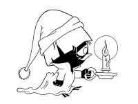 A coloring page of calimero