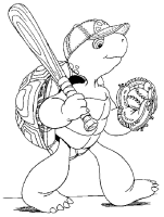 A coloring page of franklin