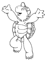 A coloring page of franklin
