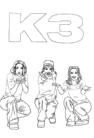 A coloring page of k3