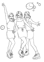 A coloring page of k3