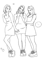 A coloring page of k3