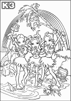 A coloring page of k3