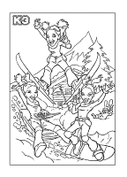 A coloring page of k3
