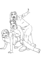 A coloring page of k3