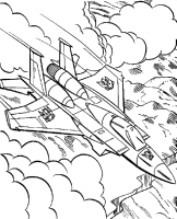 A coloring page of transformers