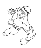 A coloring page of x-men