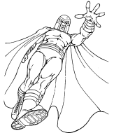 A coloring page of x-men