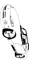 A coloring page of car