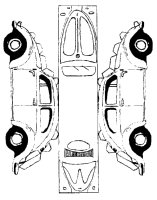 A coloring page of car