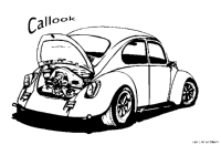 A coloring page of car