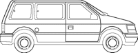 A coloring page of car