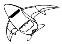 A coloring page of spacecraft