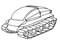 A coloring page of spacecraft