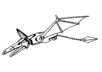 A coloring page of spacecraft