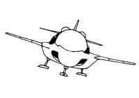 A coloring page of spacecraft