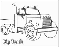 A coloring page of train