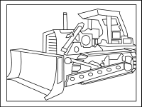 A coloring page of train