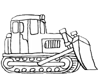 A coloring page of train