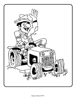A coloring page of train