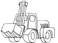 A coloring page of train
